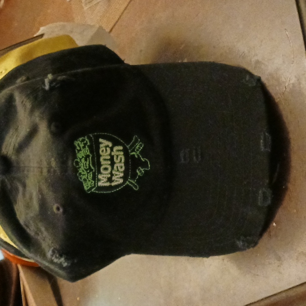 Money Wash distressed Cap